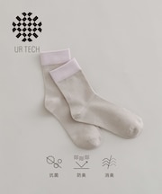 『UR TECH』バイカラーソックス