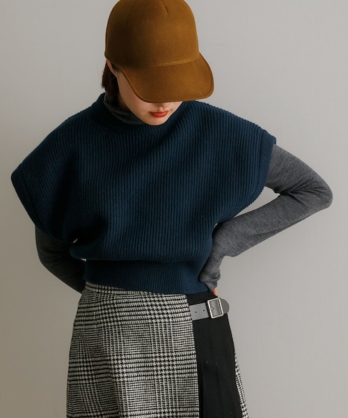 アーバンリサーチ（URBAN RESEARCH）/『別注』ROUTINE×URBAN RESEARCH　WOOL KNIT VEST 別注』ROUTINE×URBAN RESEARCH WOOL KNIT VEST｜アーバンリサーチの