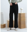 ウールセミフレアクロップドパンツ