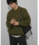 シャギークルーネックニット