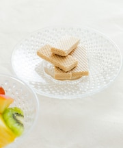 廣田硝子　あられ小皿　白色