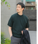LIFE STYLE TAILOR　ハイゲージクルーネック半袖ニット