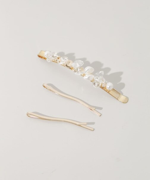 クリアパーツ3セットヘアピン