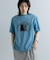 キャットグラフィックプリントTシャツ A