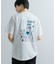 キャットグラフィックプリントTシャツ B