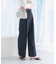 防シワハイウエストワイドスラックス