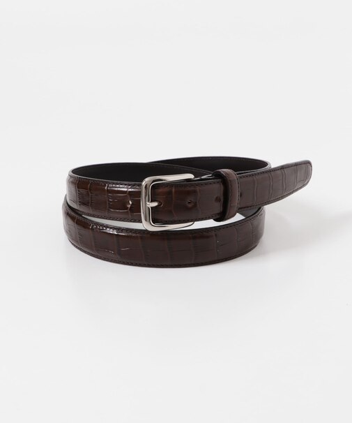 LIFE STYLE TAILOR　エンボスレザーベルト