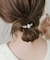 ビジューヘアポニー