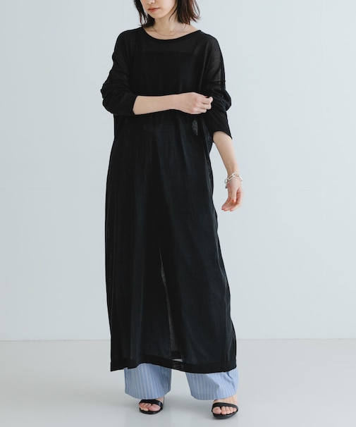 ルーズニットワンピース