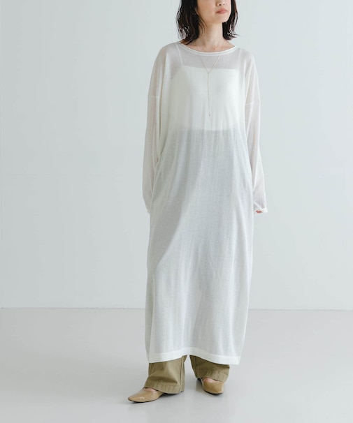 ルーズニットワンピース