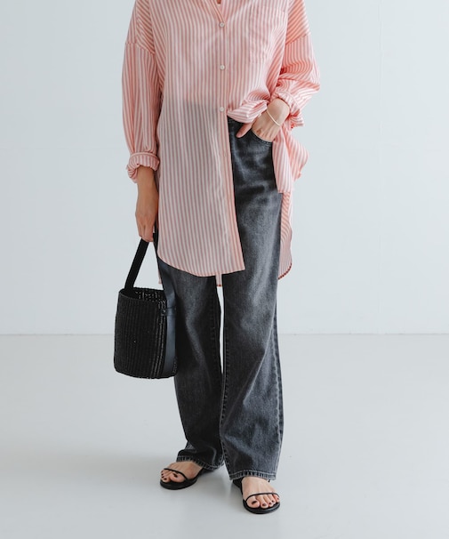 『3サイズ展開』new basic　ストレートフィットデニムパンツ