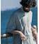 new basic　ウォッシャブルメリノウールショートスリーブTシャツ
