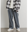 ウールライクダブルタックワイドパンツ