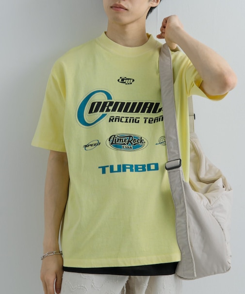 フェードロゴグラフィックTシャツ(5分袖)