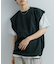エクストラルーズドローコードノースリーブTシャツ