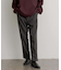 ハードツイルセンタープレスストレートパンツ