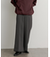 ハードツイルセンタープレスワイドパンツ