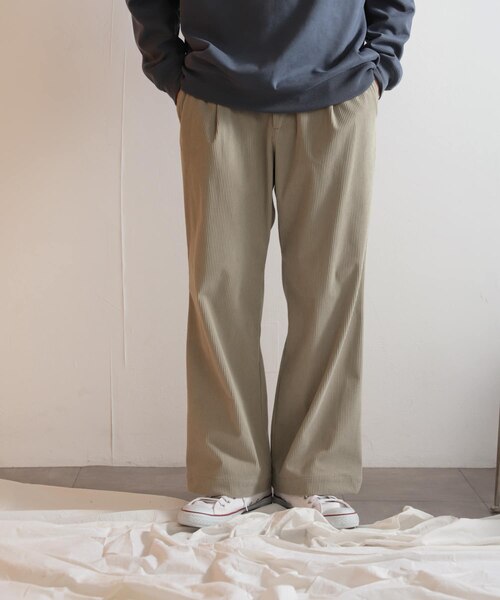 【最終値下げ】AURALEE コーデュロイタックパンツ　ダークブラウン　サイズ1 コーデュロイタックパンツ | BROWN - KEY MEMORY Online Shop｜鎌倉