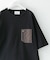 ナイロンポケット切替ハーフスリーブTEE