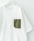 ナイロンポケット切替ハーフスリーブTEE