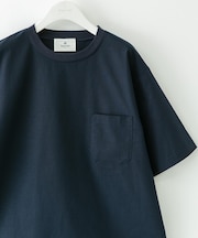 『接触冷感/イージーケア』リネン混ショートスリーブTシャツ