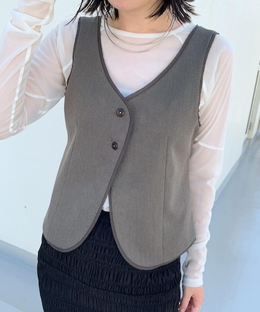 カットオフデザインベスト