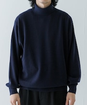 Yonetomi　NEW BASIC KNIT TURTLE PULLOVER