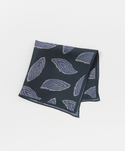 LIFE STYLE TAILOR シルクプリントチーフ2