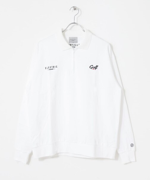 ELECTRIC GOLF ZIP UP LONG-SLEEVE ポロシャツ