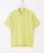 w cashmere　ブロックパターンポロシャツ