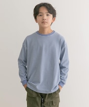 『親子リンク』起毛ボーダープルオーバー(KIDS)
