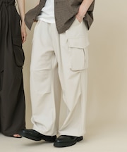 『ユニセックス』ワイドカーゴパンツ