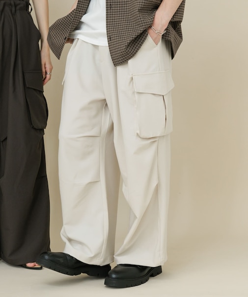『ユニセックス』ワイドカーゴパンツ
