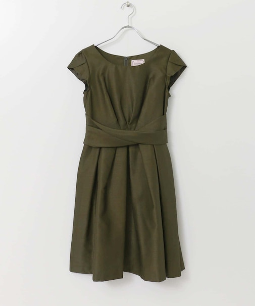 COUTURE MAISON ウエストクロスワンピース