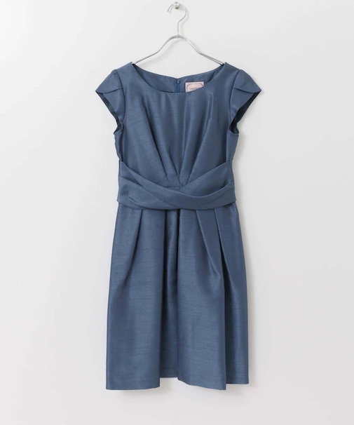 COUTURE MAISON ウエストクロスワンピース