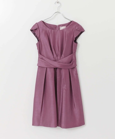 COUTURE MAISON ウエストクロスワンピース