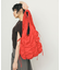 チェックリボンギャザーBAG