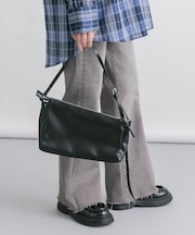 アシンメトリースリムショルダーBAG