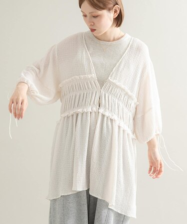 フロントリボンチュニック