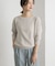 コットンボートネックガーターKNIT