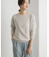 コットンボートネックガーターKNIT