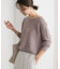 コットンボートネックガーターKNIT