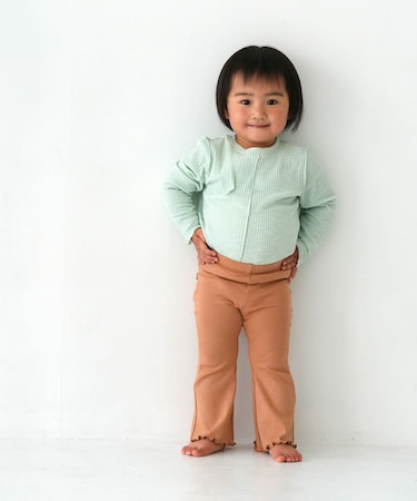 Pippi+Lotta　Flare cotton pants(KIDS)