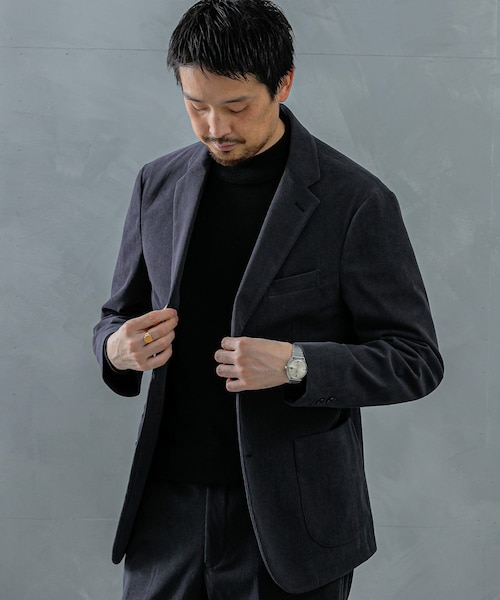 LIFE STYLE TAILOR コーデュロイコンフォータブルジャケット