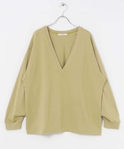 『MADE IN JAPAN』深Vネックルーズカットソー