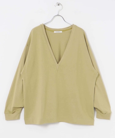 『MADE IN JAPAN』深Vネックルーズカットソー