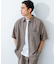 LINEN PIN HEAD SHORT-SLEEVE SHIRTS