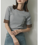 『一部WEB限定カラー』クルーネックリンガーボーダーTシャツ(5分袖)