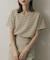 ミラノリブVネックTシャツ