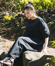 『撥水/UVカット/UR TECH』 ナイロンタッサーワンピース